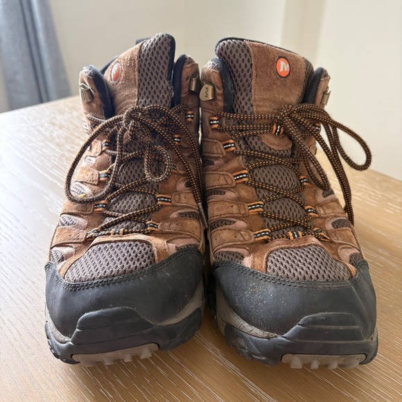 Merrell Moab‎ 2 Mid Waterproof Hiking Boots Earth Brown Mens 11 J06051W Vibram main image 8